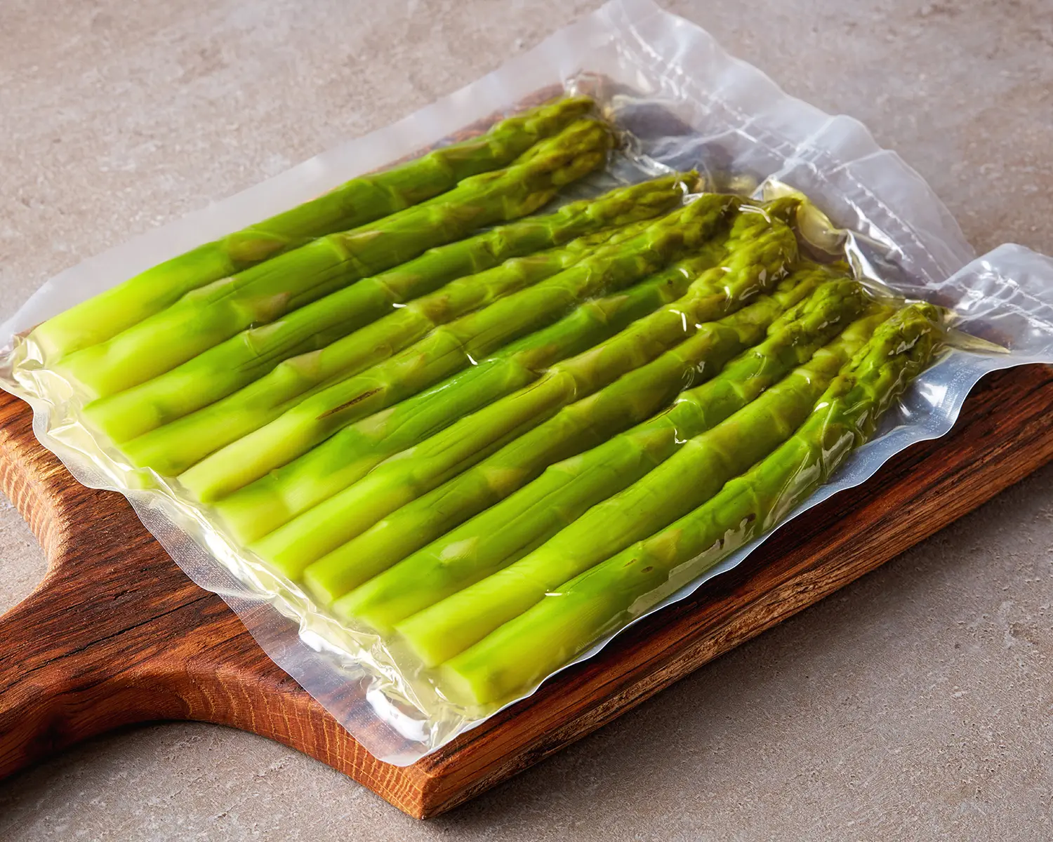 真空パックの野菜